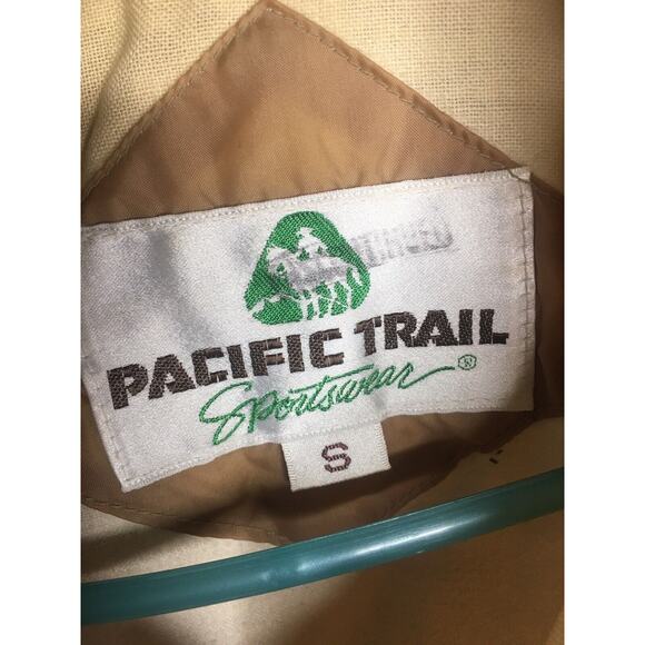 Pacific Trail Sportswear Jacket Windbreaker Hoodie Flannel Lined Small Vintage - Picture 10 of 13
